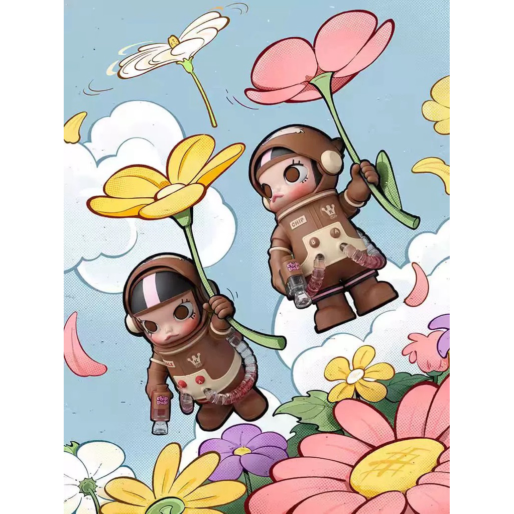 พร้อมส่ง Pop Mart Molly 100% Chip&Dale มอลลี่ชิปกับเดล สุดน่ารัก 💯🌰
