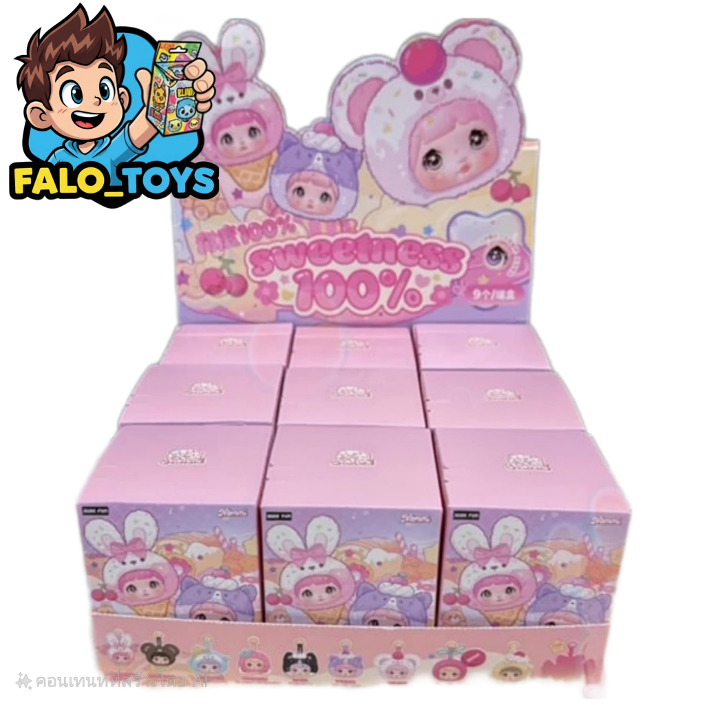 พร้อมส่ง Nommi V8 Nommi 100% Sweetness ( 9 สุ่ม )