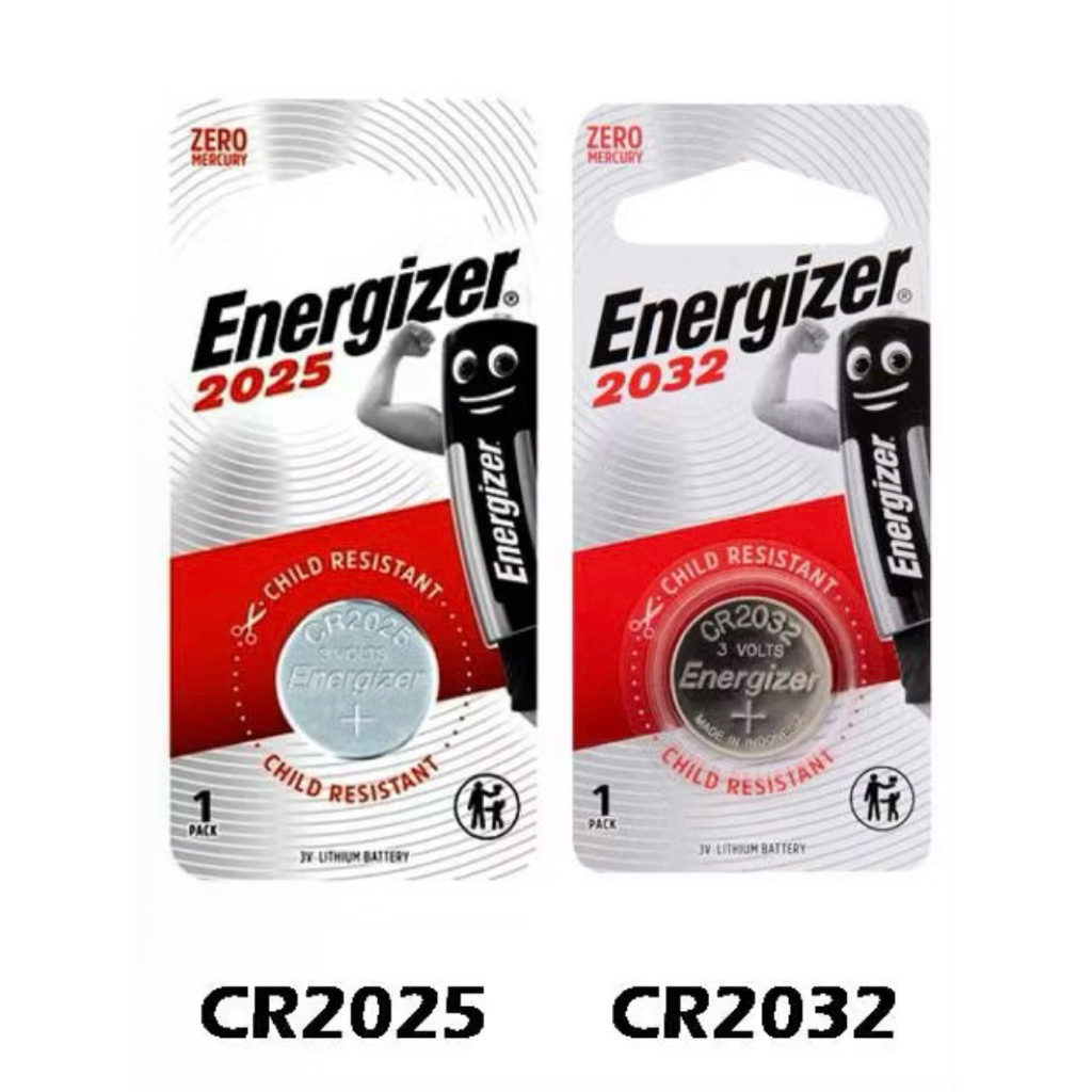 ถ่านกระดุมลิเธี่ยม Energizer CR2025 CR2032 ของแท้