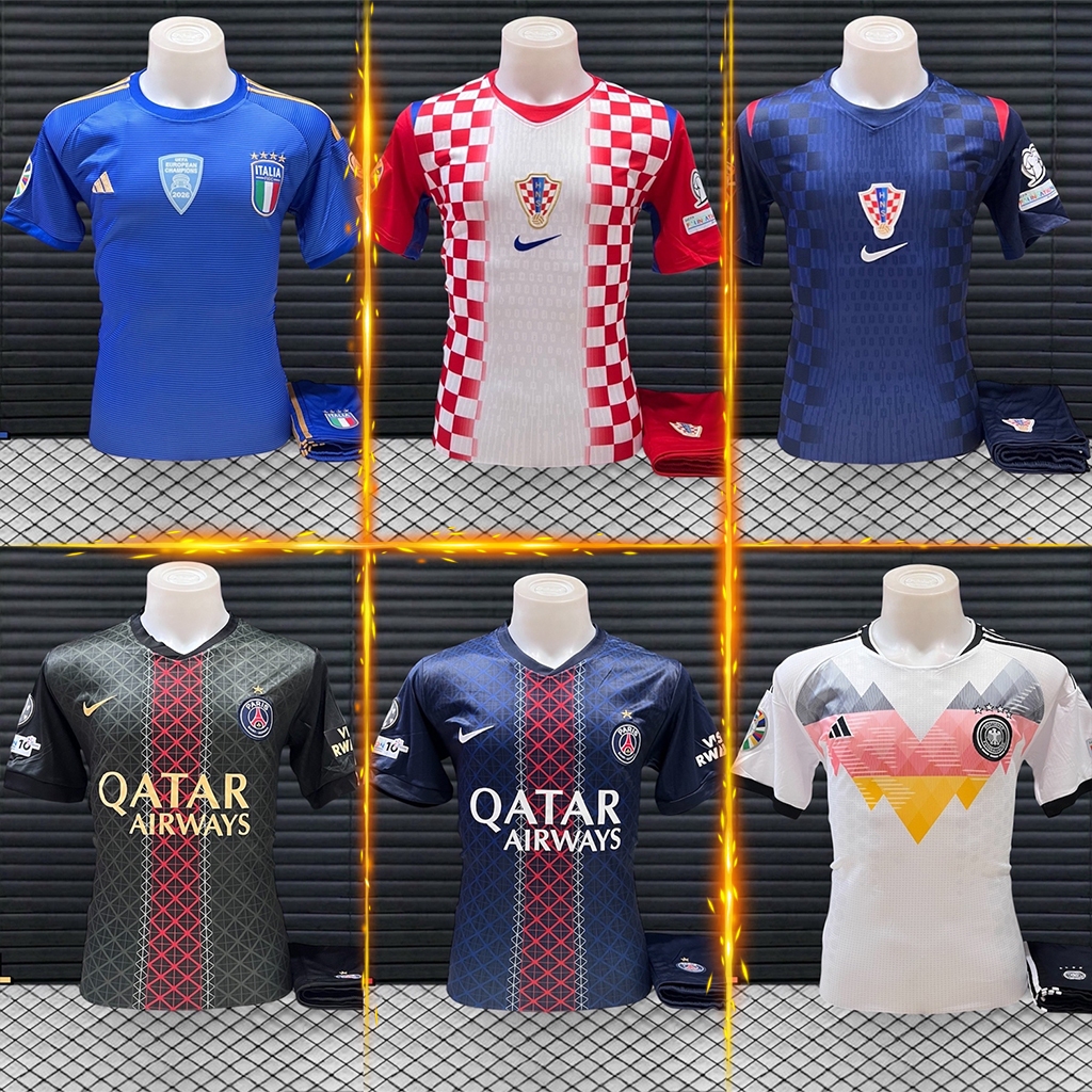 ชุดฟุตบอล เสื้อบอล ผู้ใหญ่ ได้ทั้งชุด(เสื้อ+กางเกง) แขนสั้น 2025-26 รวมทีม30 – โปรปัง