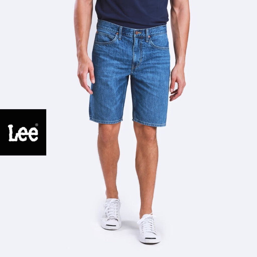 กางเกงยีนส์ผู้ชายขาสั้นLee ของแท้100%จากShop ป้าย 1,890 ไซด์ 32 ผ้ายืด LE S423MSHON37
