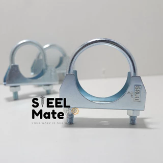 U-Bolt Clamp ยูโบลท์+ประกับ เหล็ก (ยูแคล้ม) ยึดจับท่อ