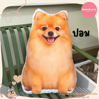 🐶หมอนพิมพ์ลายเจ้าหมา ตุ๊กตาหมา หมอนหมา ขนาด60cm ใบใหญ่ สีสวยคมชัด 🧺สต็อคแน่น พร้อมส่ง มีเก็บปลายทาง🚚