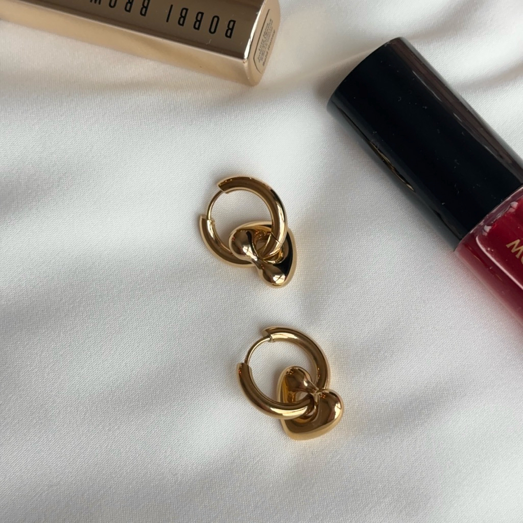 gigaglam heartsy earrings | ต่างหูไม่ลอกไม่ดำ