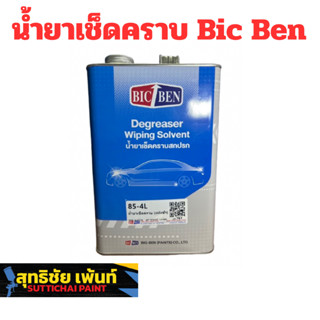 BIC BEN น้ำยาเช็ดคราบสกปรก คราบน้ำมัน คราบซิลิโคน ก่อนพ่นสีร…