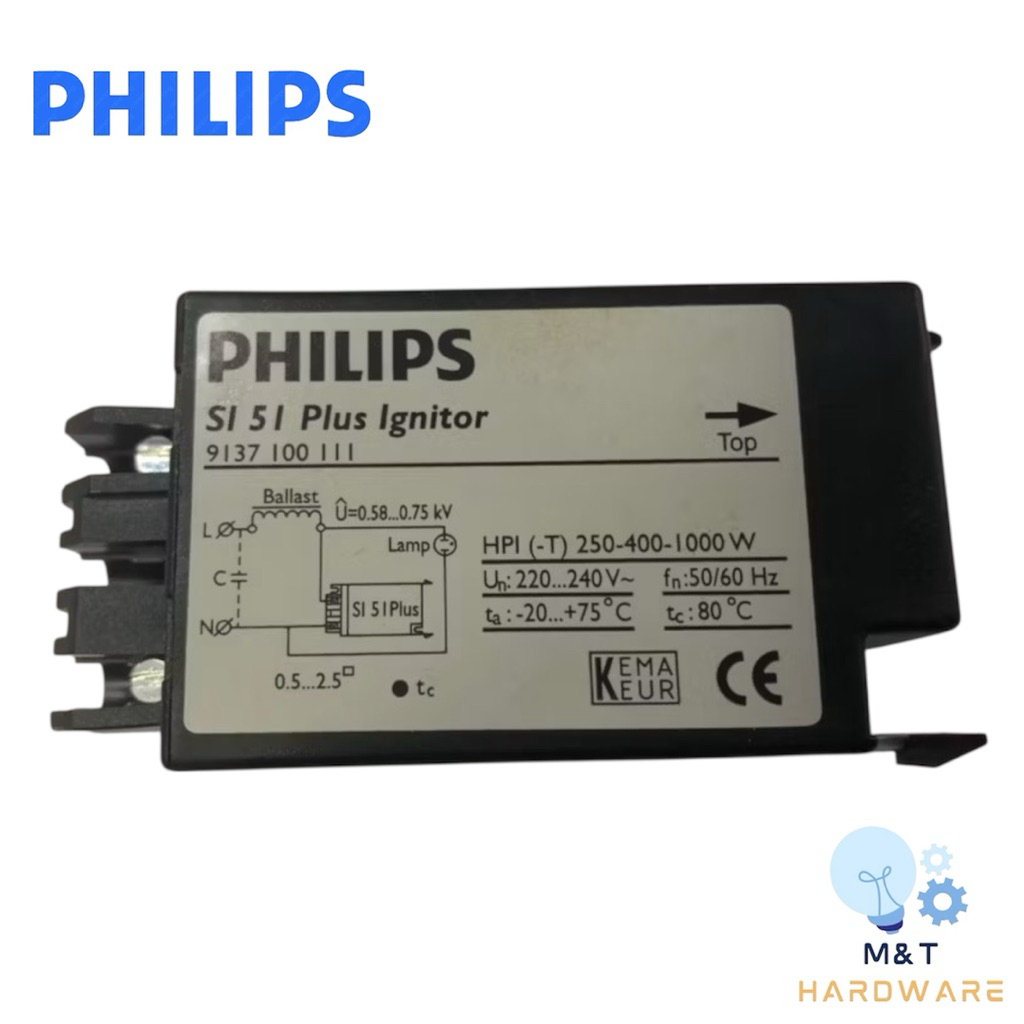 PHILIPS อิกนิเตอร์ SI 51 Plus Ignitor (HPI-T250-400-1000 W)