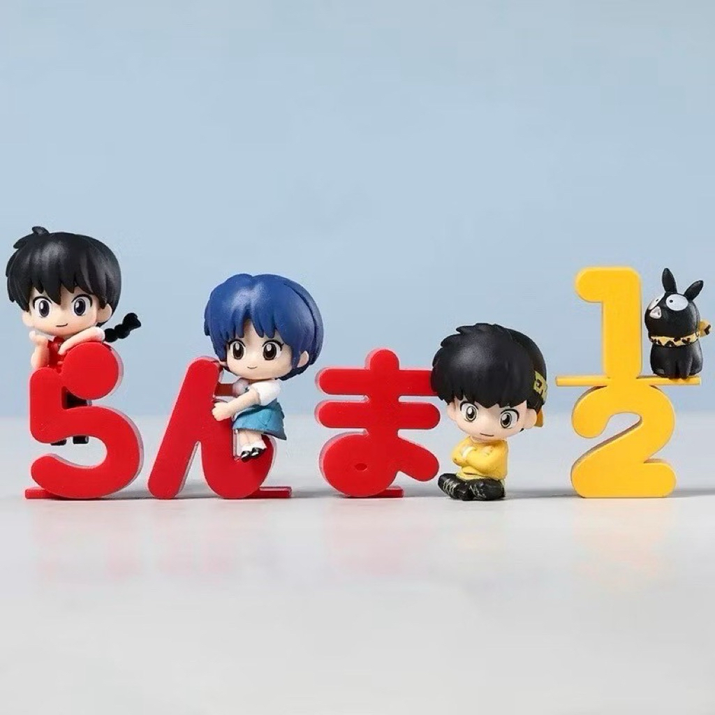 โมเดลงานจีน Ranma 1/2 (Set of 4) รันม่า 1/2 ไอ้หนุ่มกังฟู