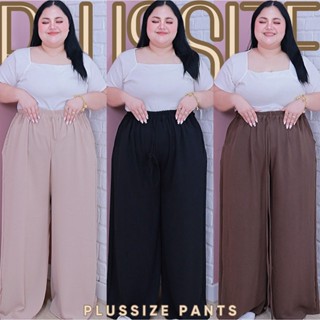 [ ส่งฟรี 🔥 ] ก185 กางเกงขายาวกระบอกใหญ่ กางเกงขายาวคนอ้วน กา…