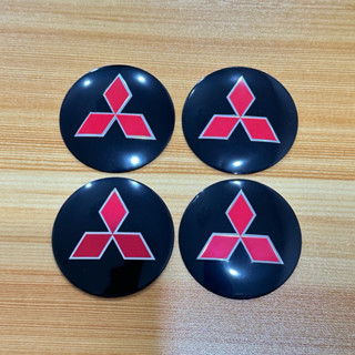 สติ๊เกอร์ โลโก้  มิตซูบิชิ  โลโก้ฝาครอบล้อ โลโก้ติดดุมล้อ ขน…