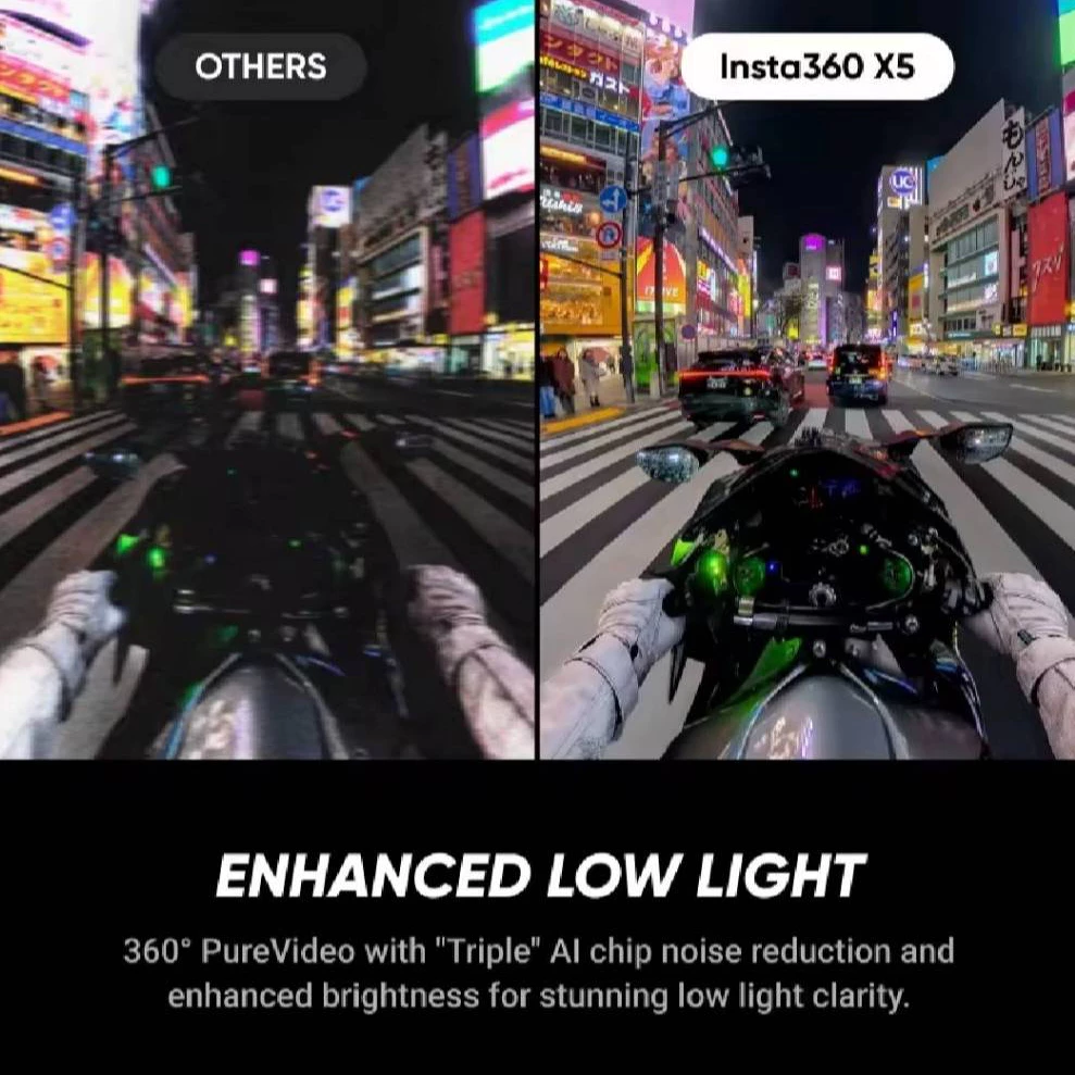[Starter] Insta360 X5 Action Camera 8k 360 องศา ใหม่มือ 1️⃣  ในซีล แท้ 💯 % ประกันศูนย์ไทย 1️⃣ ปี thumbnail 4