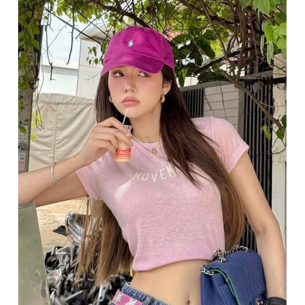 used 📍Rally Movement Slim-fit tee - เสื้อยืดลายโลโก้ Movement มือ2 พร้อมส่ง✨