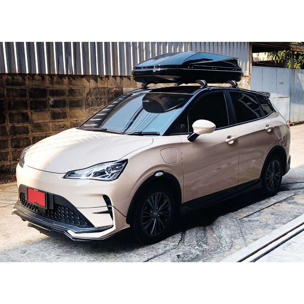 Roofbox KK กล่องหลังคา แร็คหลังคา Neta V ของใหม่ ไม่เจาะหลังคา กล่องสัมภาระ กล่อง Rooftop NetaV [B0-