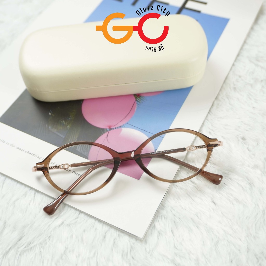 กรอบแว่นสายตา วัสดุ TR Plastic และ Metal คุณภาพพรีเมี่ยม สำหรับผู้หญิงและผู้ชาย MODEL GC86060