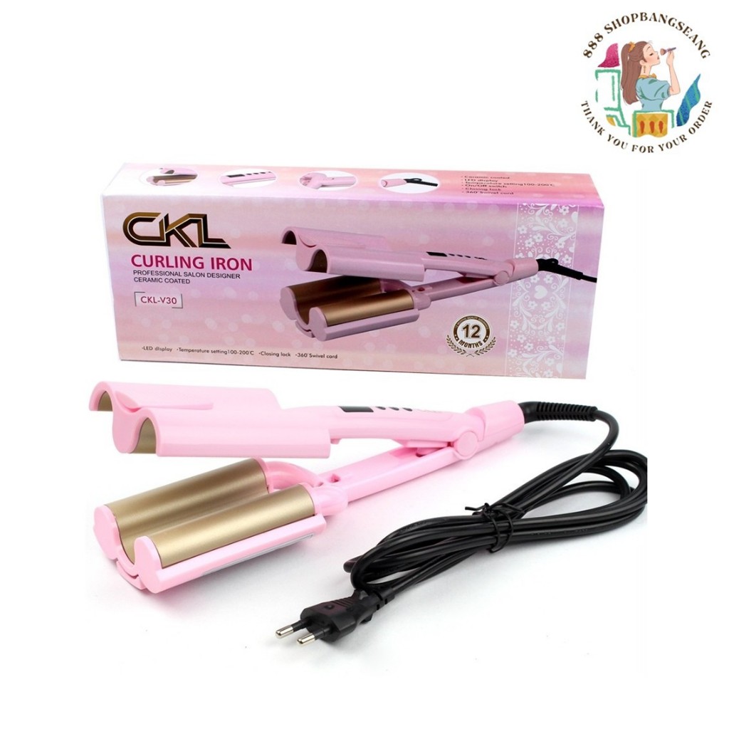 เครื่องหนีบลอนมาม่า แกน 32mm ซีเคแอล CKL Hair Curler CKL-V30