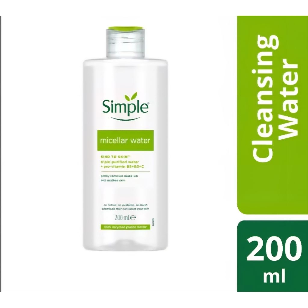 Simple Micellar Cleansing Water 200ml./400ml.