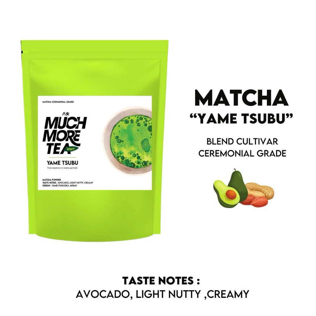 (ลดราคา)พร้อมส่งMuch more tea matcha โทนถั่ว
