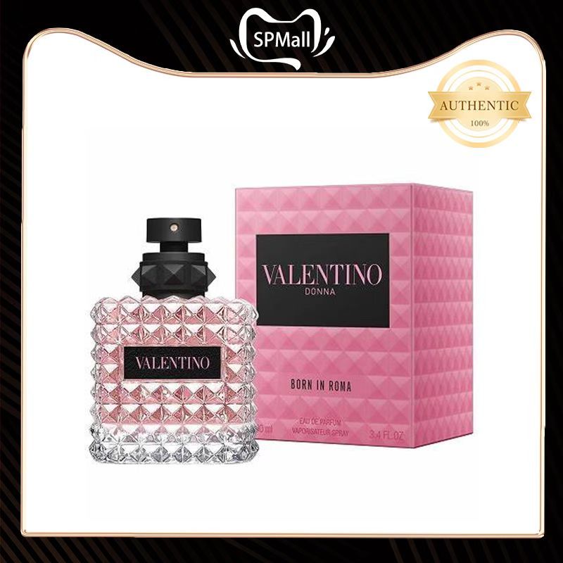 【ของแท้ 100 %】Valentino Donna Born In Roma EDP 100ml for women Duty-free long