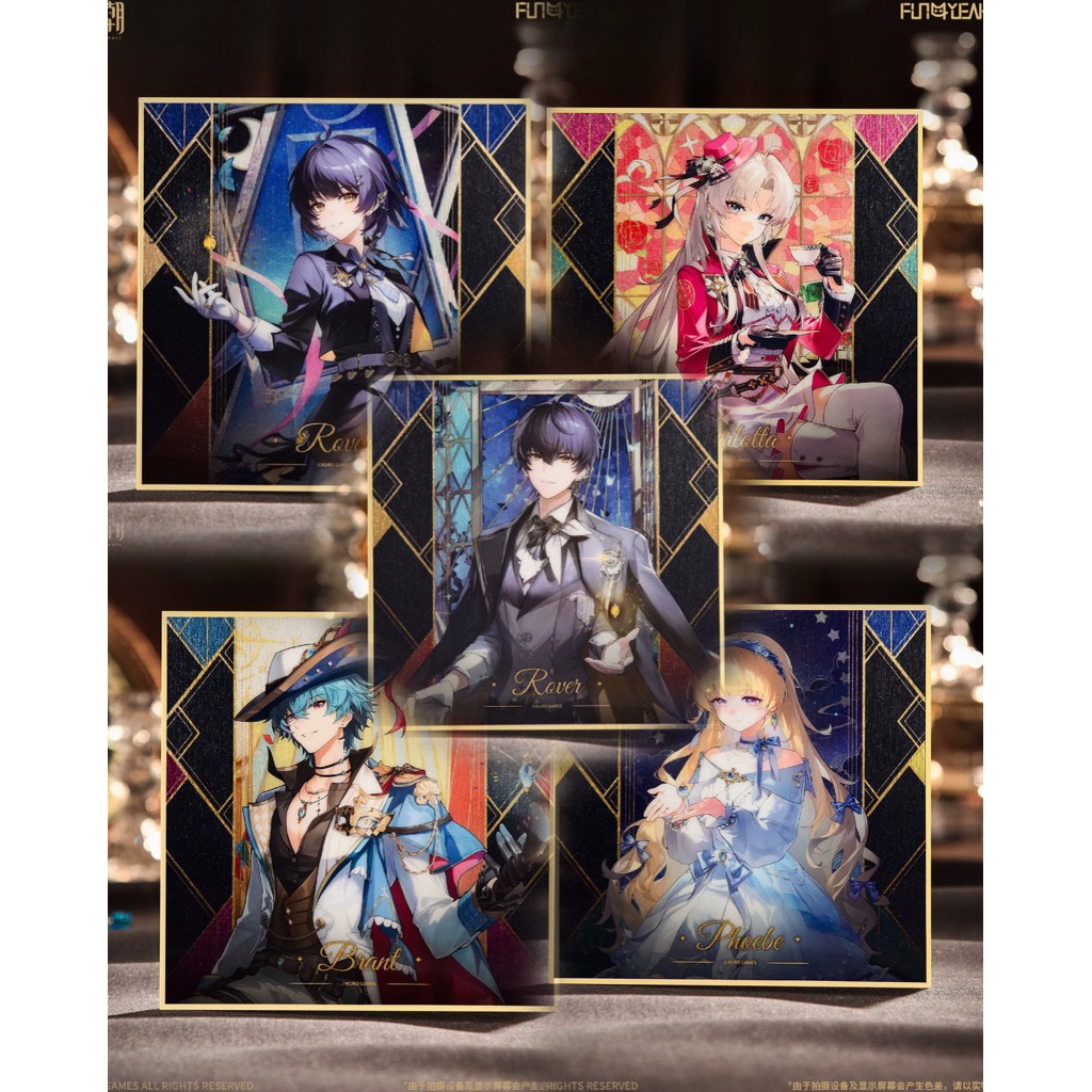 [พร้อมส่ง] official แท้ 15cm Rover/Brant/Phoebe/Carlotta wuwa wuthering waves