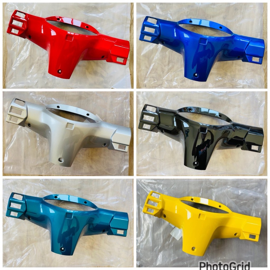 (FISHO) หน้ากากหลัง ฝาครอบแฮนด์ด้านหลัง Wave 125S เวฟ 125S หัวแหลม หน้าแหลม (ปี 2004) (มี 6 สี)