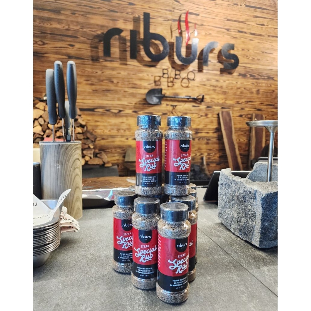 ผงโรยสเต็ก ผงปรุงรสสเต็ก Steak Speacial Rub จากร้านดัง Riburs BBQ ขอนแก่น