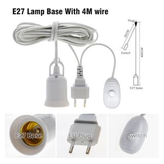E27 LED ไฟปลูกต้นไม้ 12W/24W 4000k/6000k เติบโตหลอดไฟ 15 ° ~ 60 °มุมลำแสงปรับได้ เติบโตโคมไฟด้วยสวิตช์ลวด 4M