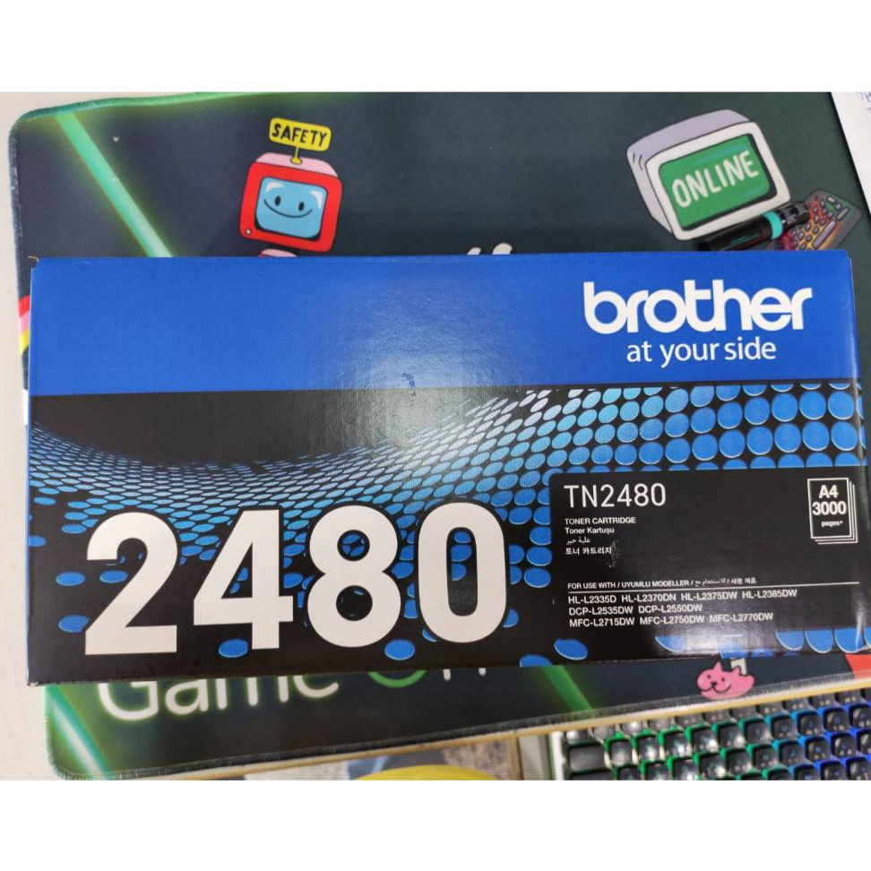 TN-2480 Brother TN-2480 Black ตลับหมึกโทนเนอร์ สีดำ ของแท้