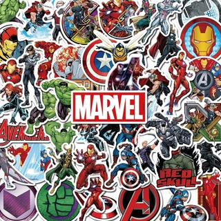 ✨พร้อมส่ง✨marvel มาร์เวล ฮัลค์ hulk sticker สติกเกอร์กันน้ำรูปแบบที่แตกต่างกัน 50ชิ้น