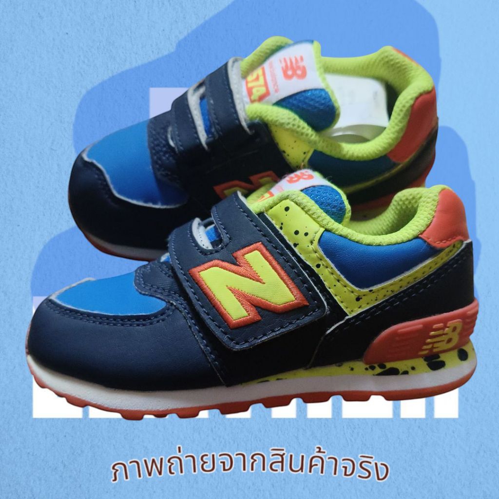 รองเท้าเด็กมือสองแท้💯 new balance14cm.