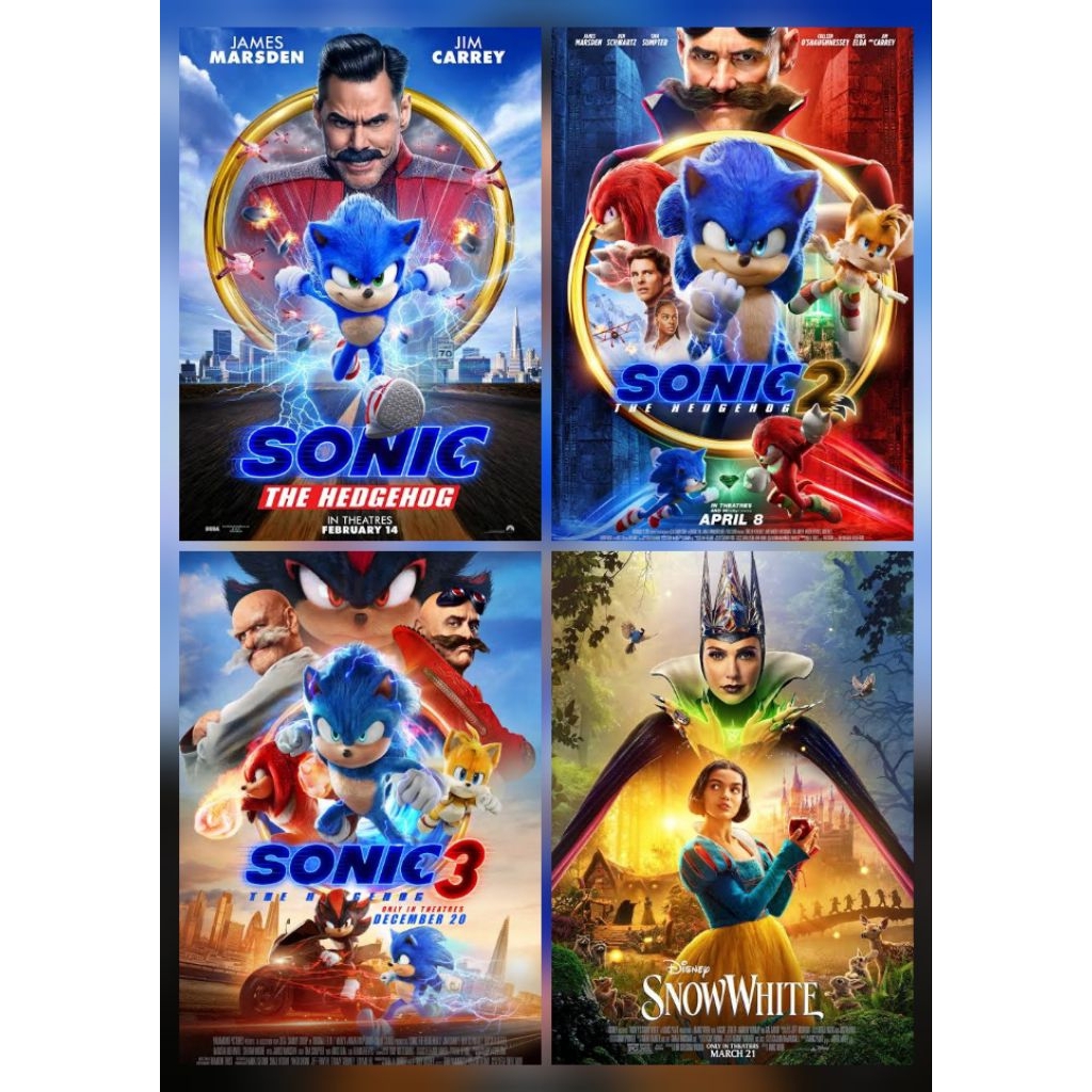 Blu-ray+DVD รวม4ใน1 Sonic the Hedgehog (2020) โซนิค เดอะ เฮดจ์ฮ็อก