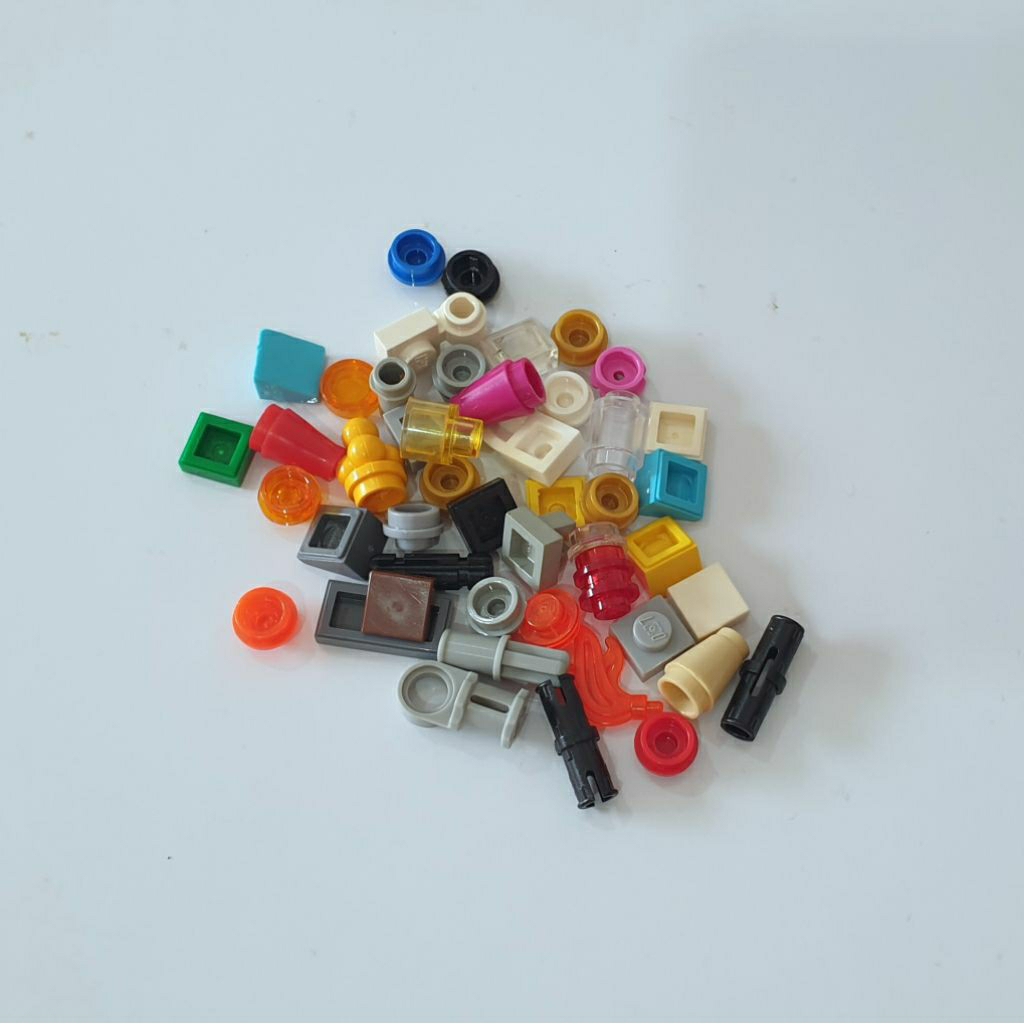 อะไหล่ LEGO ชิ้นเล็ก คละรวม 10กรัม part เลโก้ size1×1 มือสอง