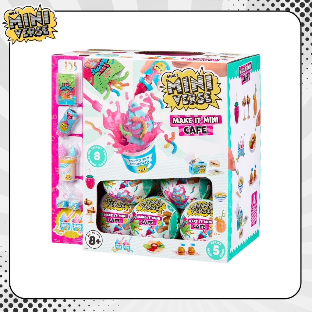 ของแท้ Miniverse - Mini Food Cafe S5 คาเฟ่ ของจิ๋ว DIY รหัส LLM546801 - รูปที่ 4