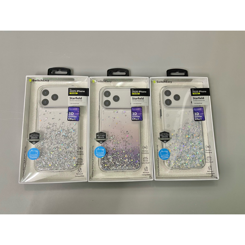 “พร้อมส่ง“ เคสSwitch Easy กากเพชร 17Air/17Pro/17Promax