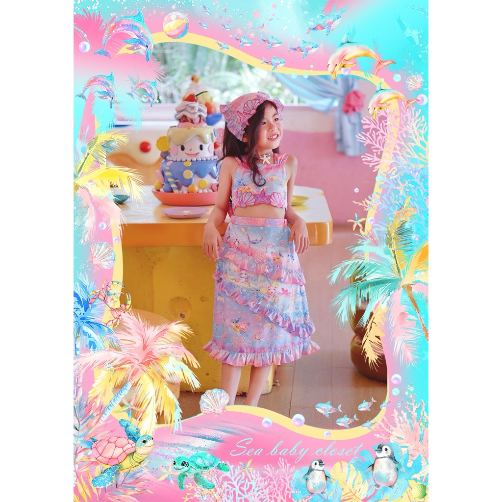 𝐒𝐰𝐞𝐞𝐭 𝐬𝐞𝐚 𝐄𝐏𝟓 ชุดเที่ยวทะเลเด็ก สินค้าพร้อมส่ง