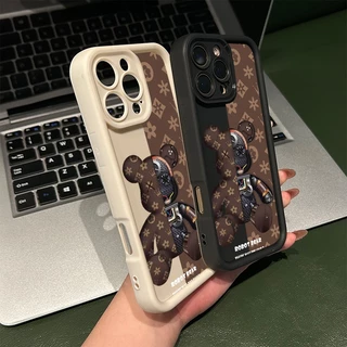 เคสโทรศัพท์ เคส Vivo Y17/Y12/Y15/Y11/Y12i Y17s/Y28 5G Y20/Y20i/Y20s Y16 การ์ตูนหมีรุนแรงกันกระแทก TPU เคสโทรศัพท์