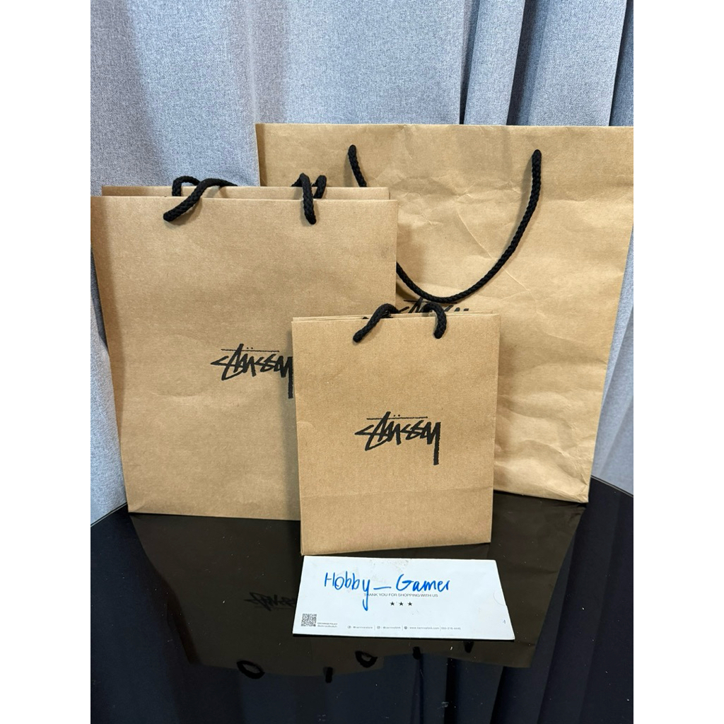 (มือ1 พร้อมส่งด่วน🇹🇭 ถูกที่สุด!! ของแท้💯) ถุงกระดาษ STUSSY ถุงจากช๊อป