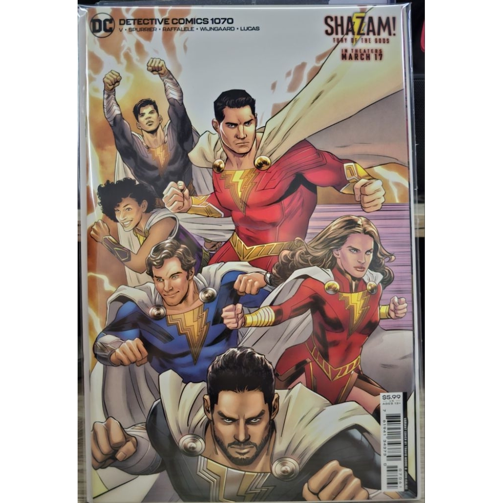 Detective Comics #1070 (DC Comics, 2023) – Shazam! Fury of the Gods Movie Variant Cover