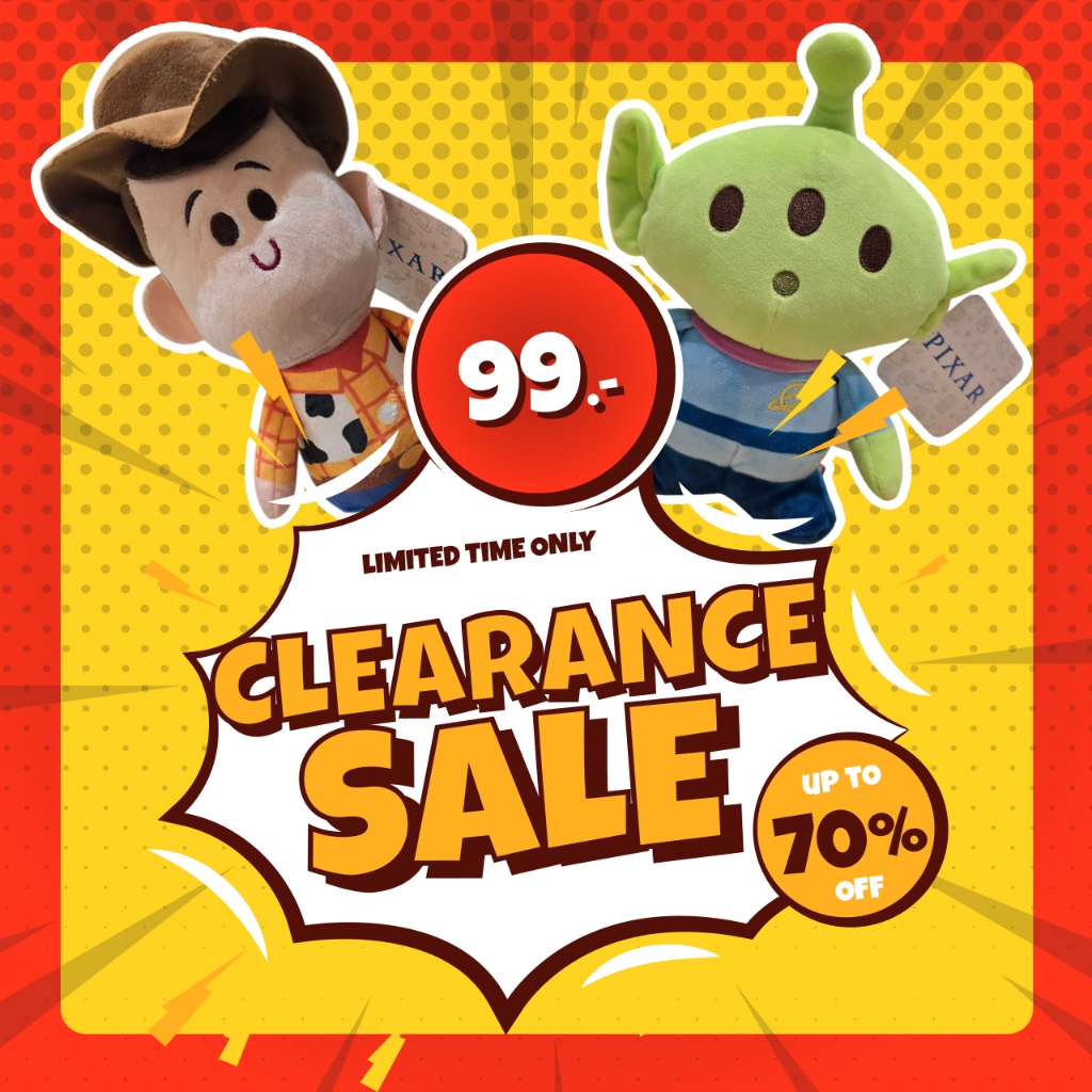 [Clearance Sale] ตุ๊กตา Disney ตุ๊กตาลิขสิทธิ์แท้ 100% ลดล้างสต็อค ทุกชิ้นราคา 9