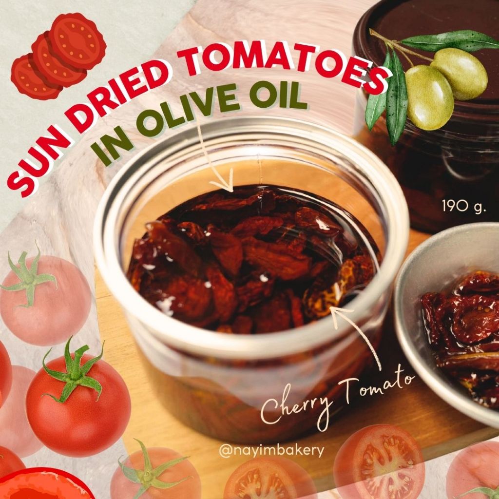 Nayimbakery Sundried Tomatoes in Olive oil 190 g.