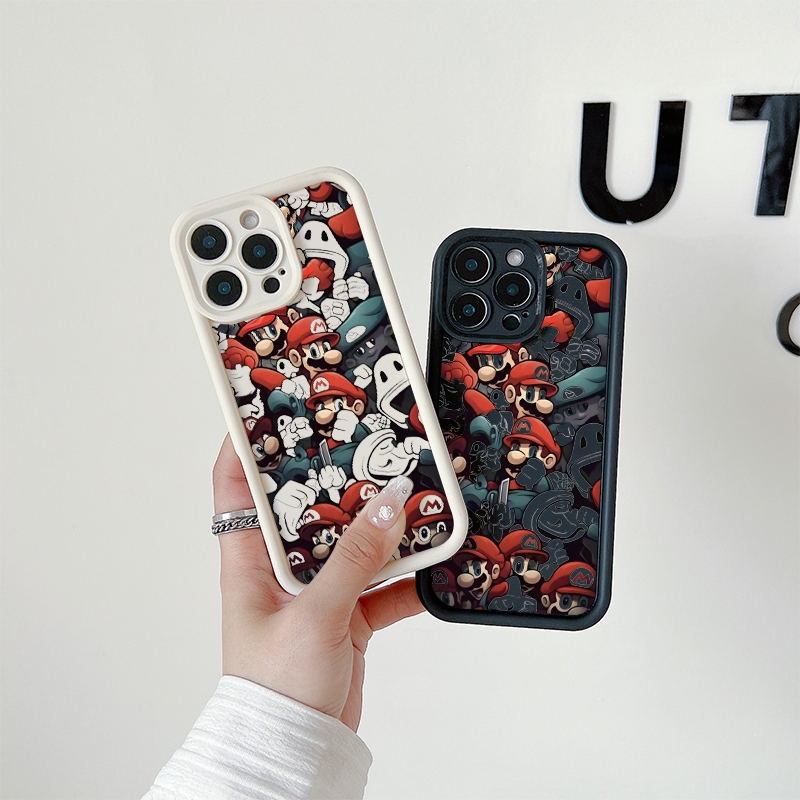 การ์ตูนน่ารักเต็มหน้าจอซูเปอร์มาริโอดูเดิลนุ่ม เคส  Redmi Note 14 4G  Note 14 5G  Note 14 Pro 4G  Note 14 Pro 5G ราคา ถูกที่สุด ดีลบีเคเค แกลเลอรีภาพที่ 4