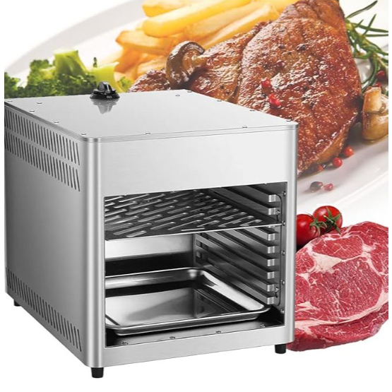 เตาย่างสเต็ก ตั้งอุณหภูมิได้ เครื่องย่างเนื้อ ย่างสเต็ก Smoked Steak Grill