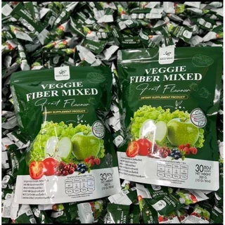 พร้อมส่ง 𐙚 ไฟเบอร์ผักผลไม้รวม 𝟏 ห่อ 𝟑𝟎 ซอง 𝐕𝐄𝐆𝐆𝐈𝐄 𝐅𝐈𝐁𝐄𝐑 เวจจี้ ไฟเบอร์มิ้นมิ้น (ของแท้ร้านตัวแทน)