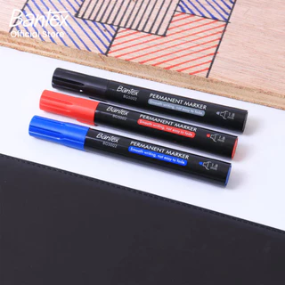 Bantex ปากกาเคมี ปากกาเมจิก มาร์คเกอร์ถาวร หัว1.8mm 3สี เขียนลื่น ติดทน ไม่เลอะมือ Permanent Marker
