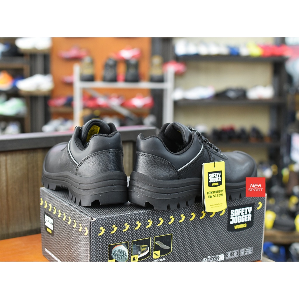[ร้านที่มีมากกว่าเซฟตี้] SAFETY JOGGER CONSTRUBOY EW S3 LOW รองเท้าเซฟตี้ หัวเหล็ก หนังแท้ รองรับงานหนัก ไม่หุ้มข้อ - รูปที่ 6