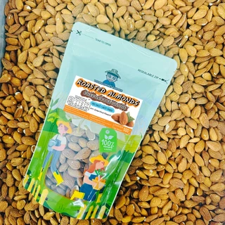 อัลมอนด์เม็ด อบ พร้อมทาน รสธรรมชาติ ไม่น้ำมัน ไม่เกลือ 500 g. (Roasted Almonds)