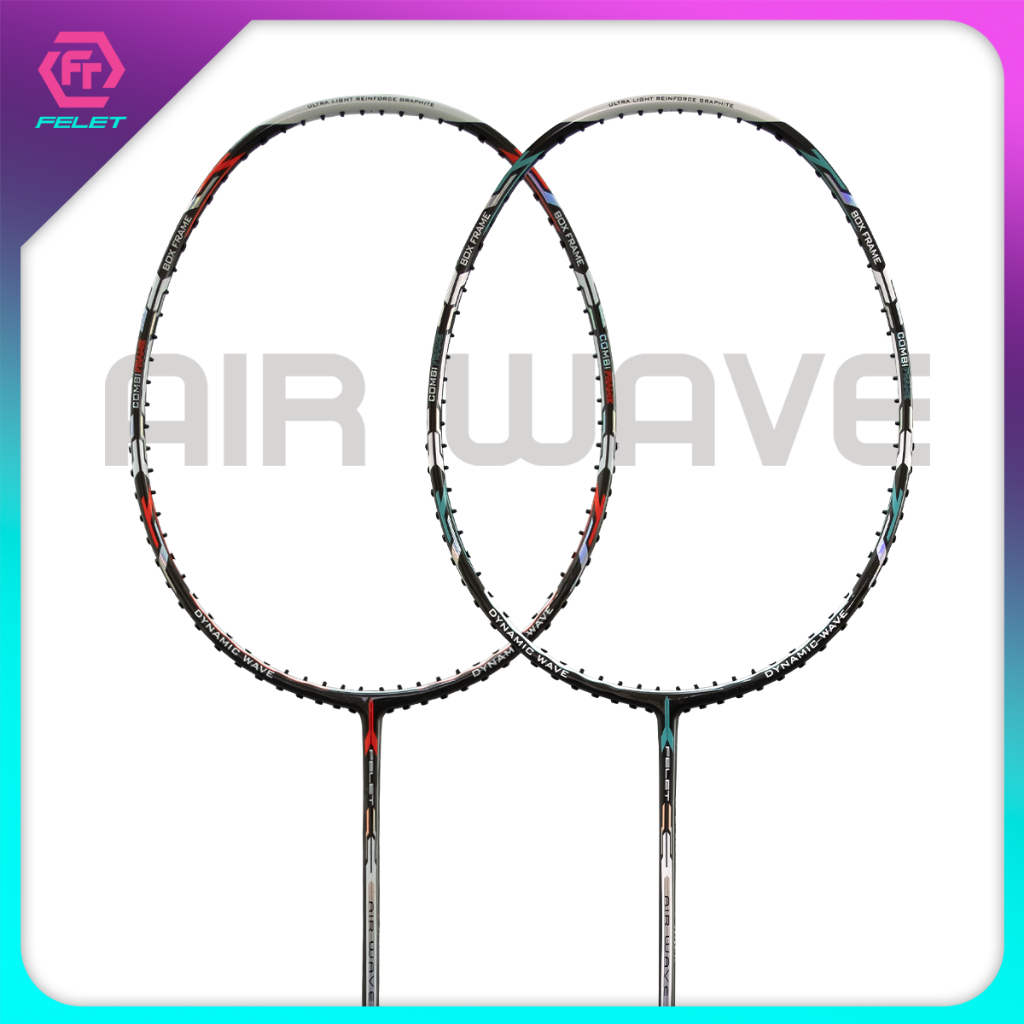 FELET ไม้แบดมินตัน รุ่น AIR WAVE (7U) แถมเอ็น คละสี + ซองหนัง