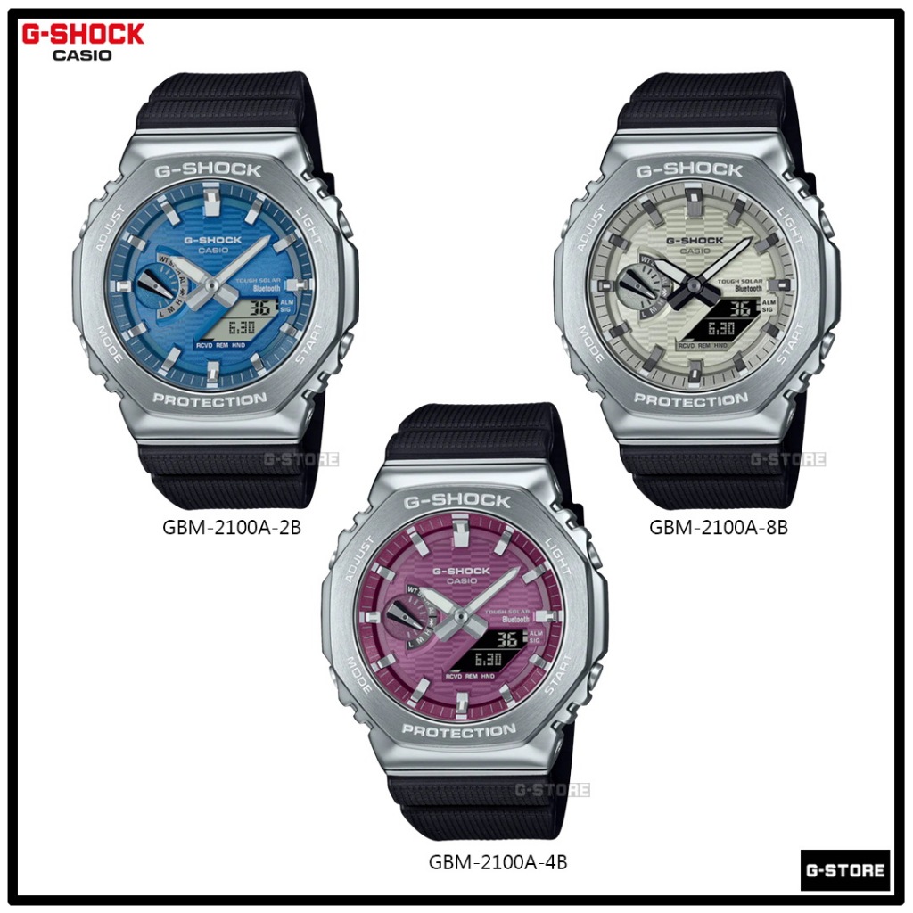 G-SHOCK รุ่น GBM-2100A-2B / GBM-2100A-4B / GBM-2100A-8B ของแท้รับประกัน 1 ปี GBM-2100A GBM-2100