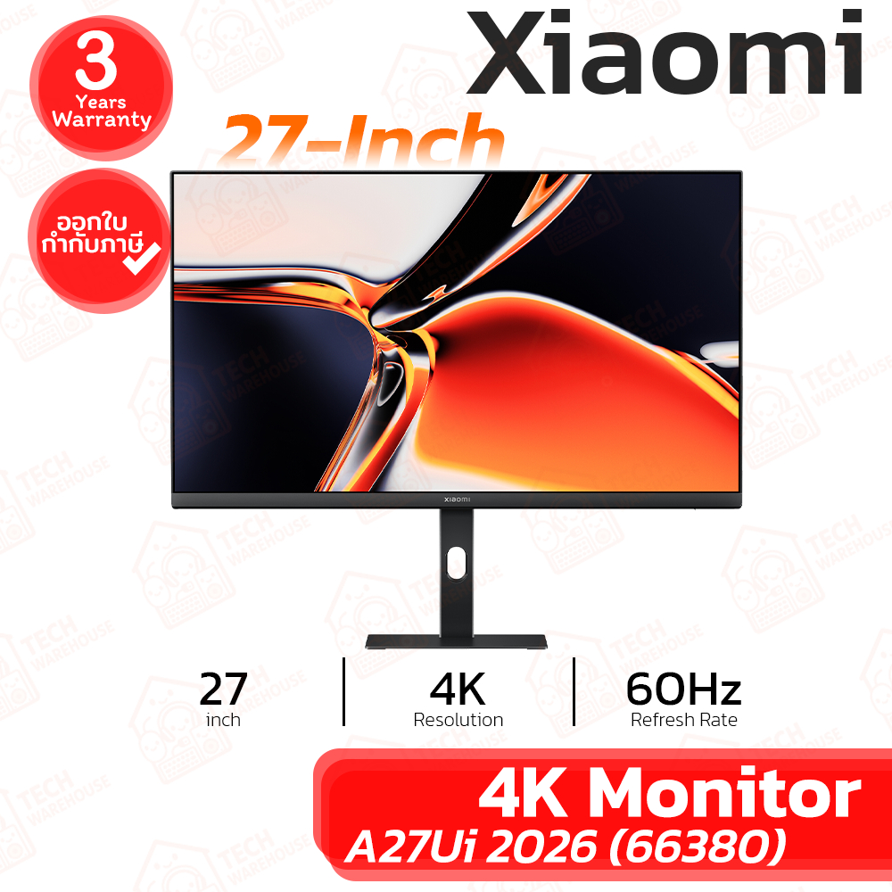 Xiaomi 4K Monitor A27Ui 2026 (66380) จอคอมพิวเตอร์ 4K 27นิ้ว ของแท้ ประกันศูนย์ 3ปี