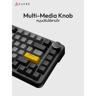 คีย์บอร์ดเกมมิ่ง Ajazz AK820 Max Magnetic Switch Wired RGB Gasket Mechanical Keyboard รับประกันสินค้า 1 ปี