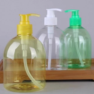 ขวดปั๊มพลาสติก 500ml. ขวดสบู่เหลว แชมพู เกรดอย่างดีพร้อมหัวปั๊ม พร้อมส่ง ส่งไว