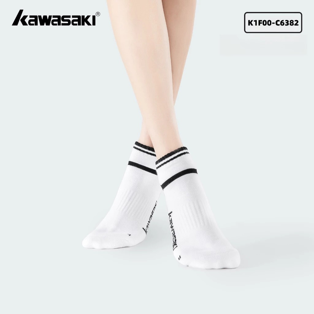 KAWASAKI ถุงเท้าแบดมินตันคาวาซากิ รุ่น K1F00-C6382 (ชนิดหนาพิเศษ)